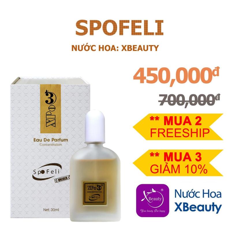 Nước hoa cô đặc Nam Nữ XBeauty XPo3 30ml (Có 10 mùi hương). Nước hoa thơm lâu cả ngày dành cho Nam & Nữ (Unisex)