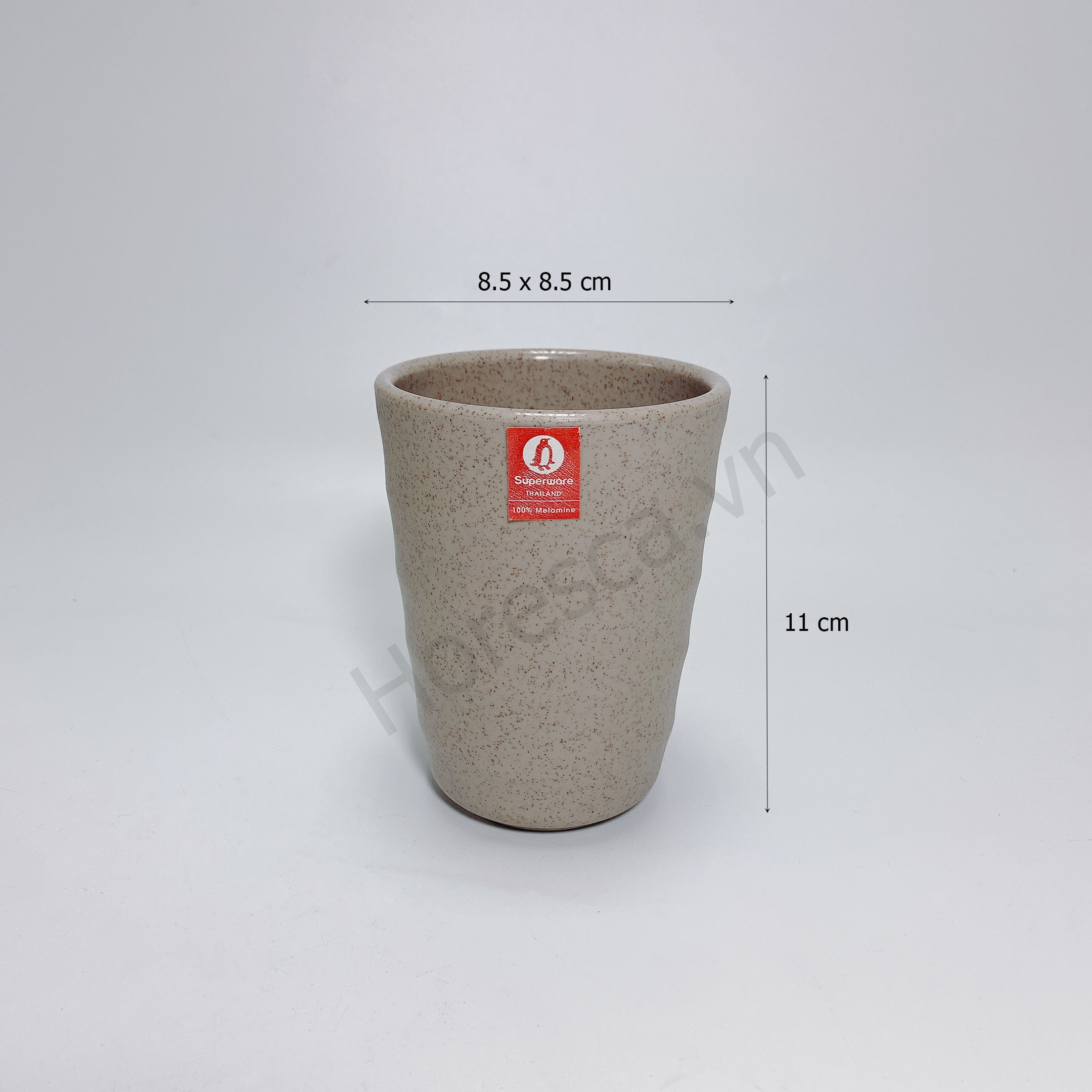 Bộ cốc SUPERWARE Nhựa Phíp 100% Melamine nhám (Đủ màu)