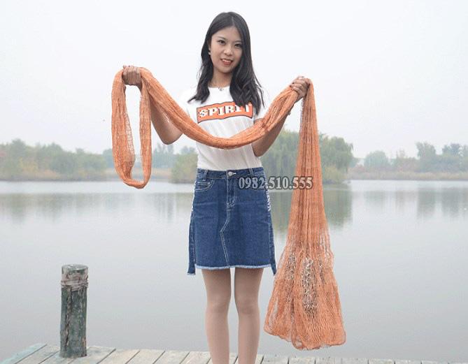 Chài dù chân xích bung 8m nặng 5kg - cao cấp a cường