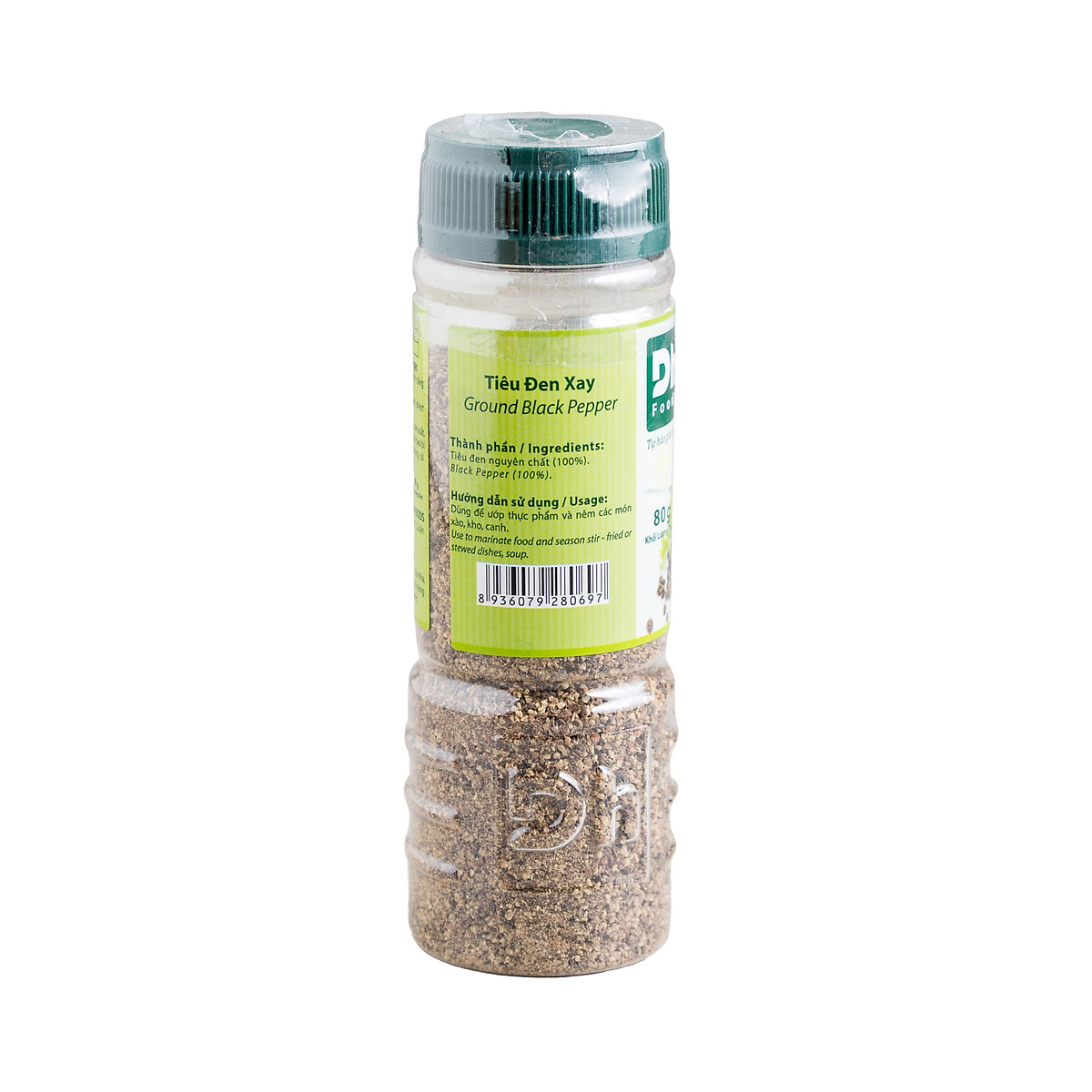 [Giao hàng toàn quốc] Tiêu Đen Xay Dh Foods (80G)