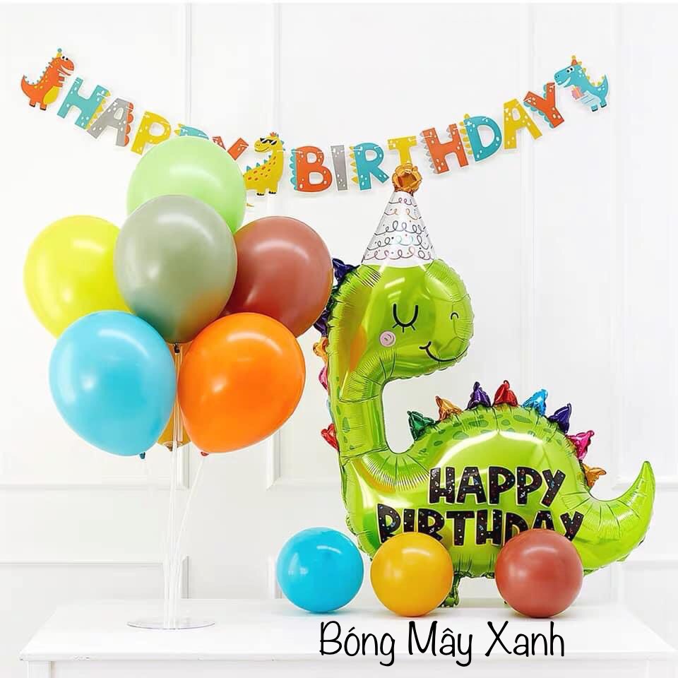Bóng hình khủng long sinh nhật đáng yêu
