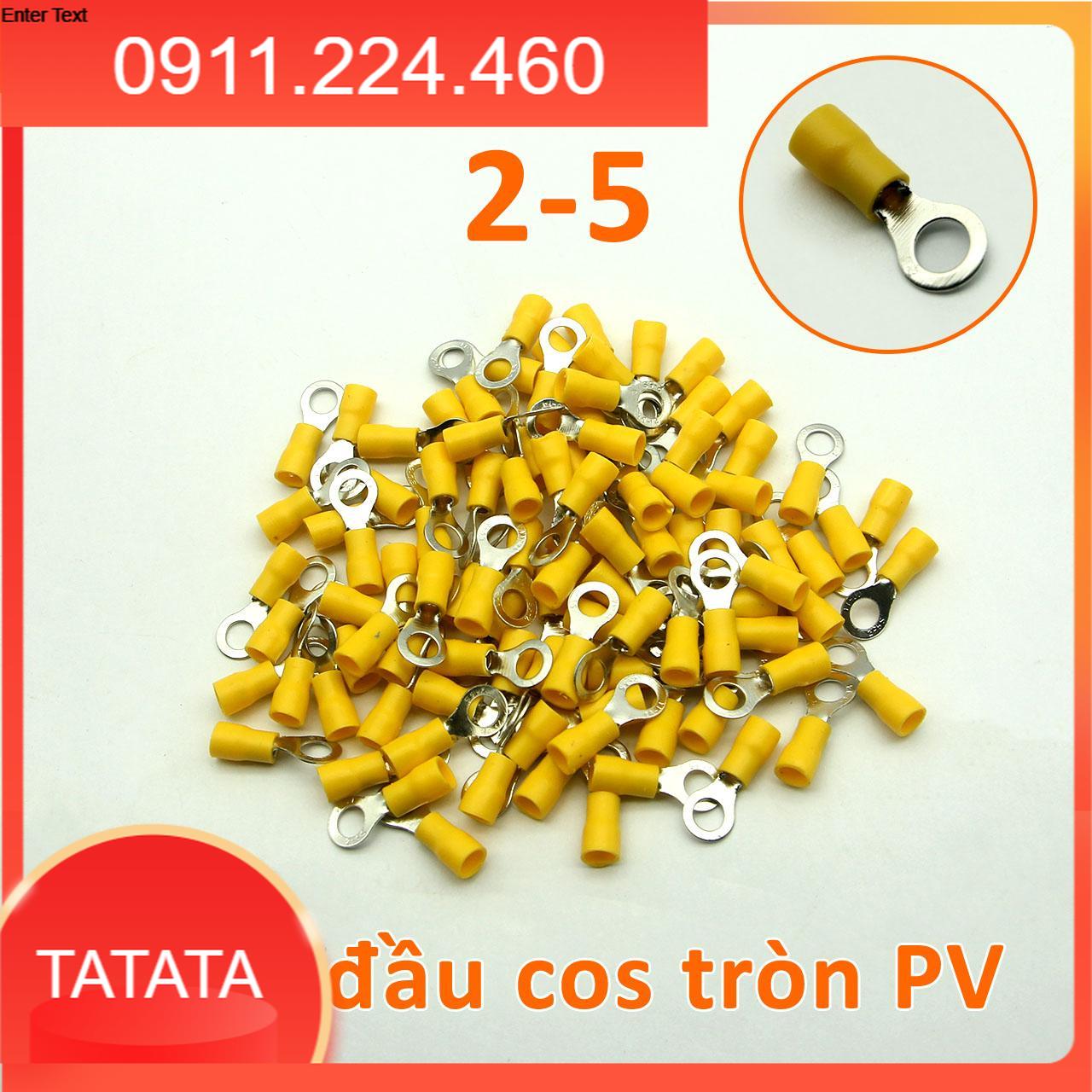 100 cái đầu cos tròn rv