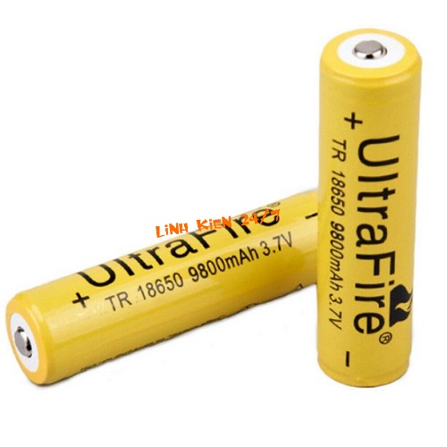 PIN SẠC ULTRAFIRE 3.7V 18650 9800MAH