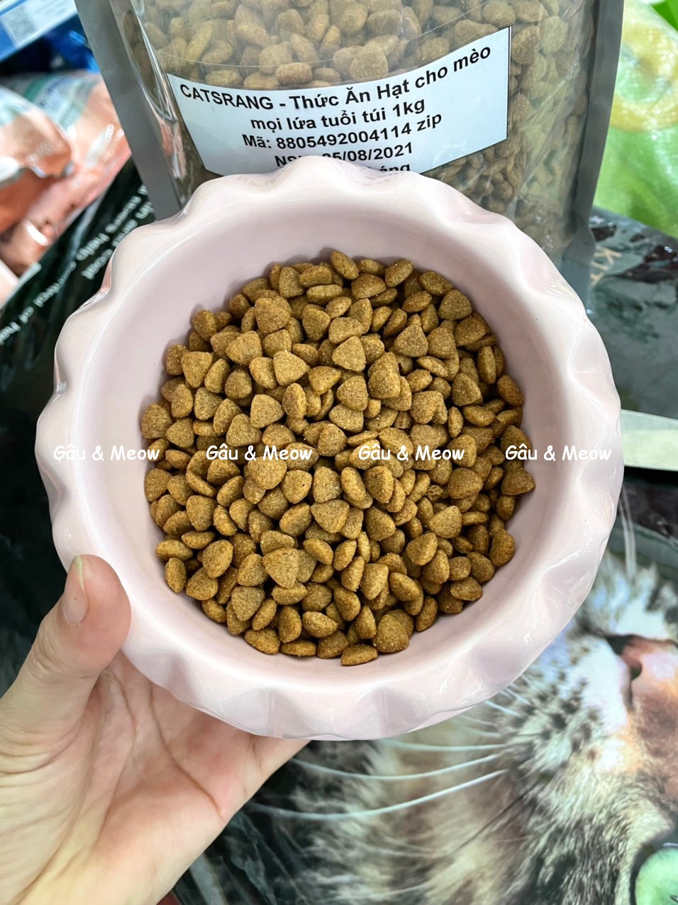 [Túi 5kg]  Thức ăn hạt Catsrang (Cat'srang)cho mèo mọi lứa tuổi