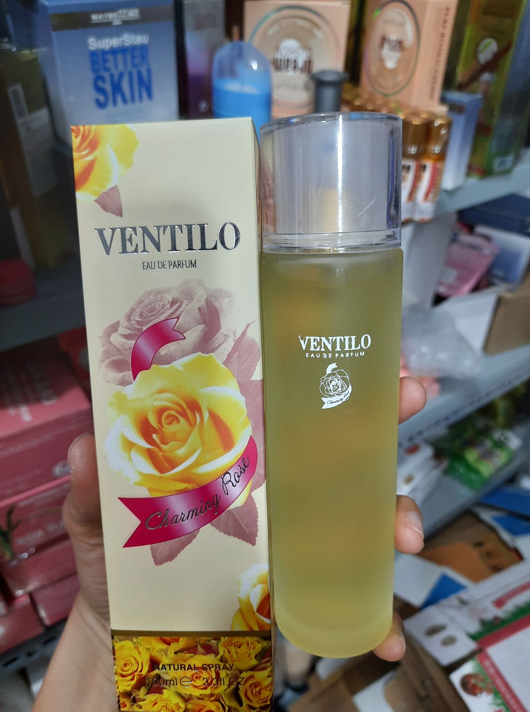 [HCM][NHẬN QUÀ - 1 THỎI SON NHA ĐAM] Nước hoa Ventilo Charming Rose Hương Hoa Hồng 100ML