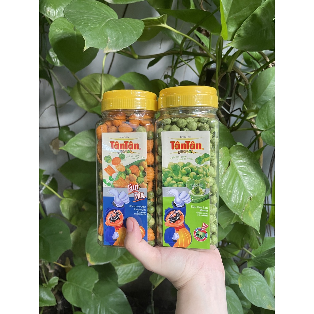Đậu Phộng Tỏi Ớt Tân Tân Spicy Garlic Peanuts (Hủ 260g)