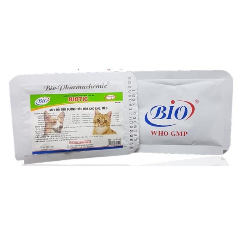 ✁ vn017 MEN TIÊU HÓA CHO CHÓ MÈO BIOTIC 5gr
