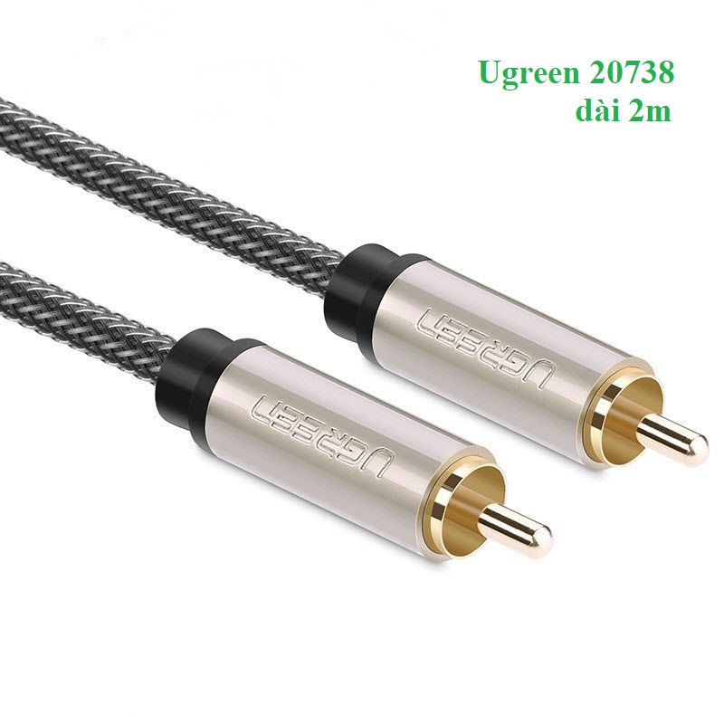 Cáp âm thanh Coaxial dài 2m Ugreen 20738