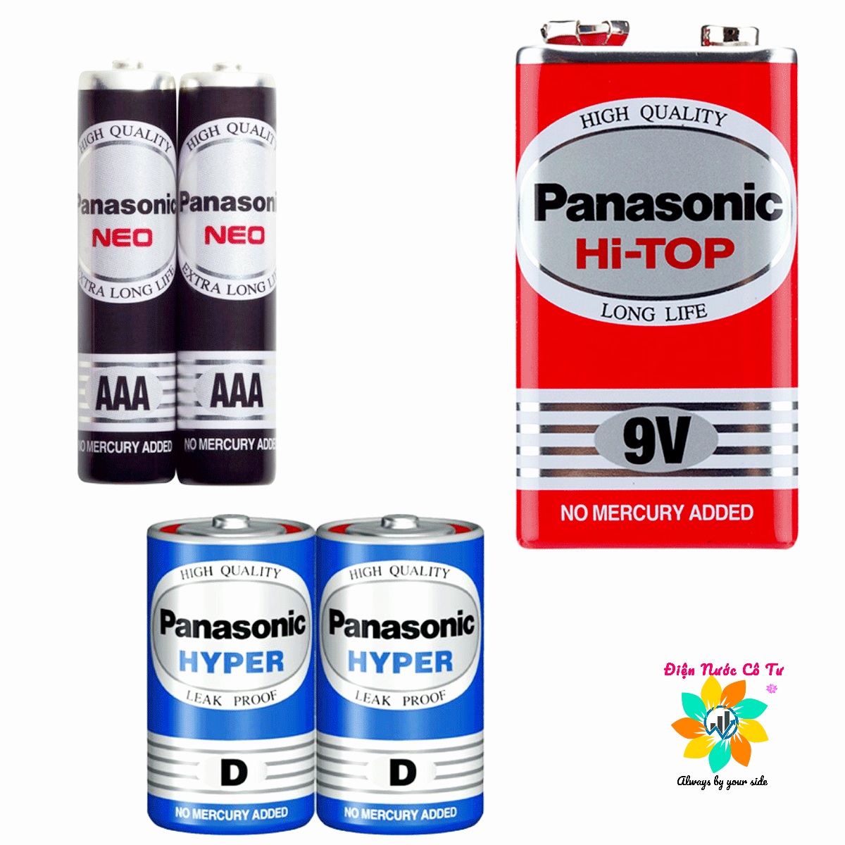 PIN SẠC AA, AAA CAMELION 2700MAH, 1100MAH