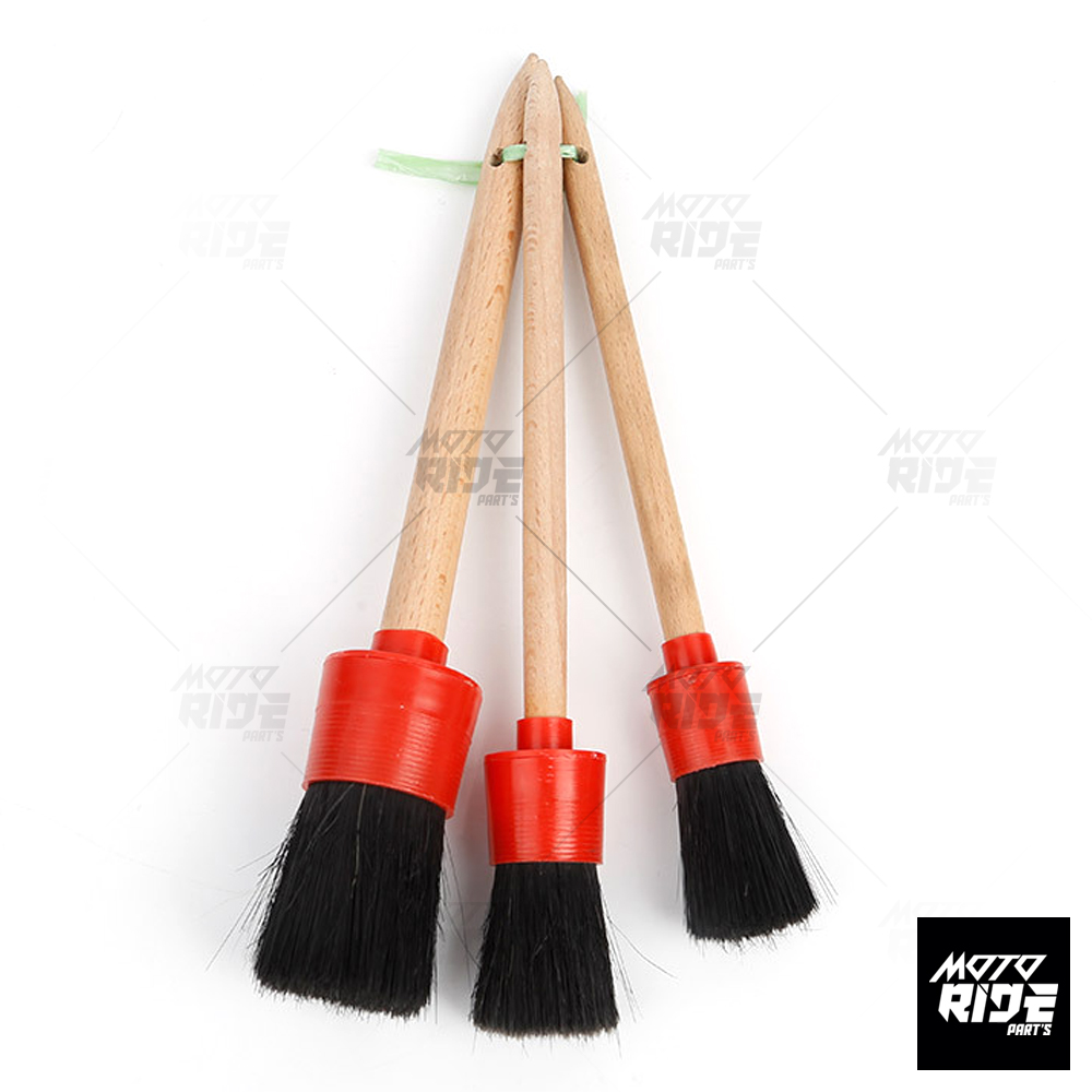 BỘ 3 CÂY CỌ RỬA XE CÁN GỖ #4 #6 #10