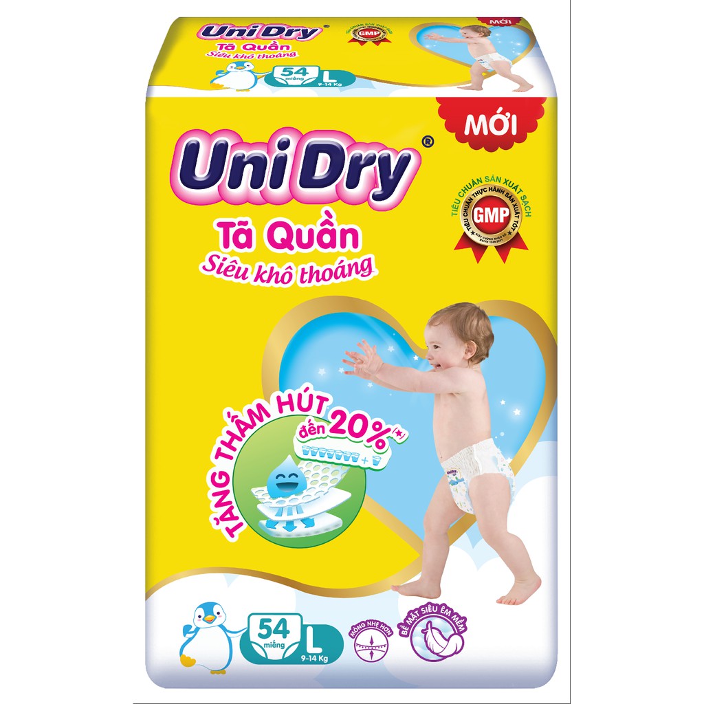 Tã Quần Siêu Mỏng Unidry L54