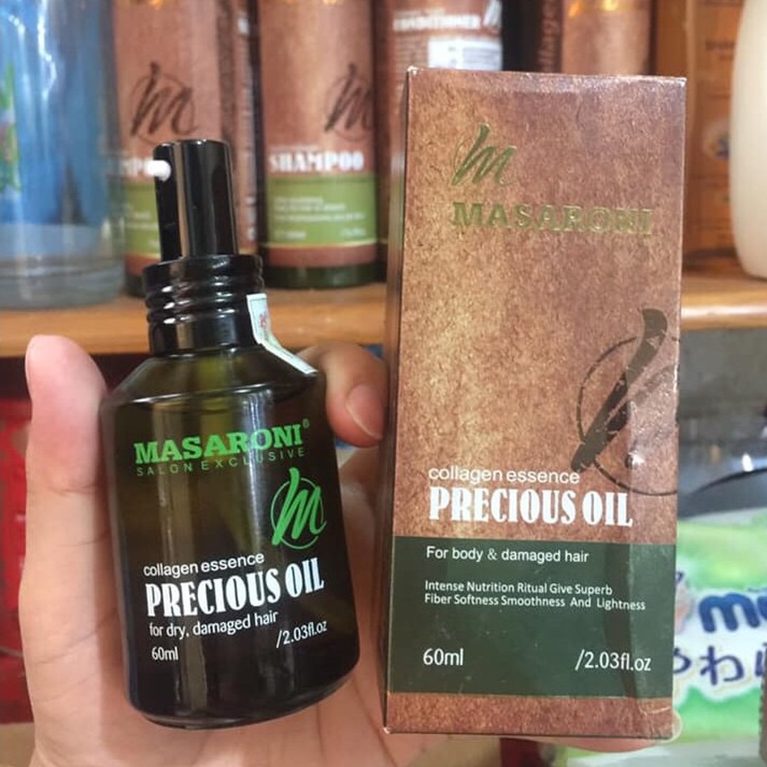 [HCM]Tinh dầu dưỡng tóc Masaroni Argan Precious Oil 60ml