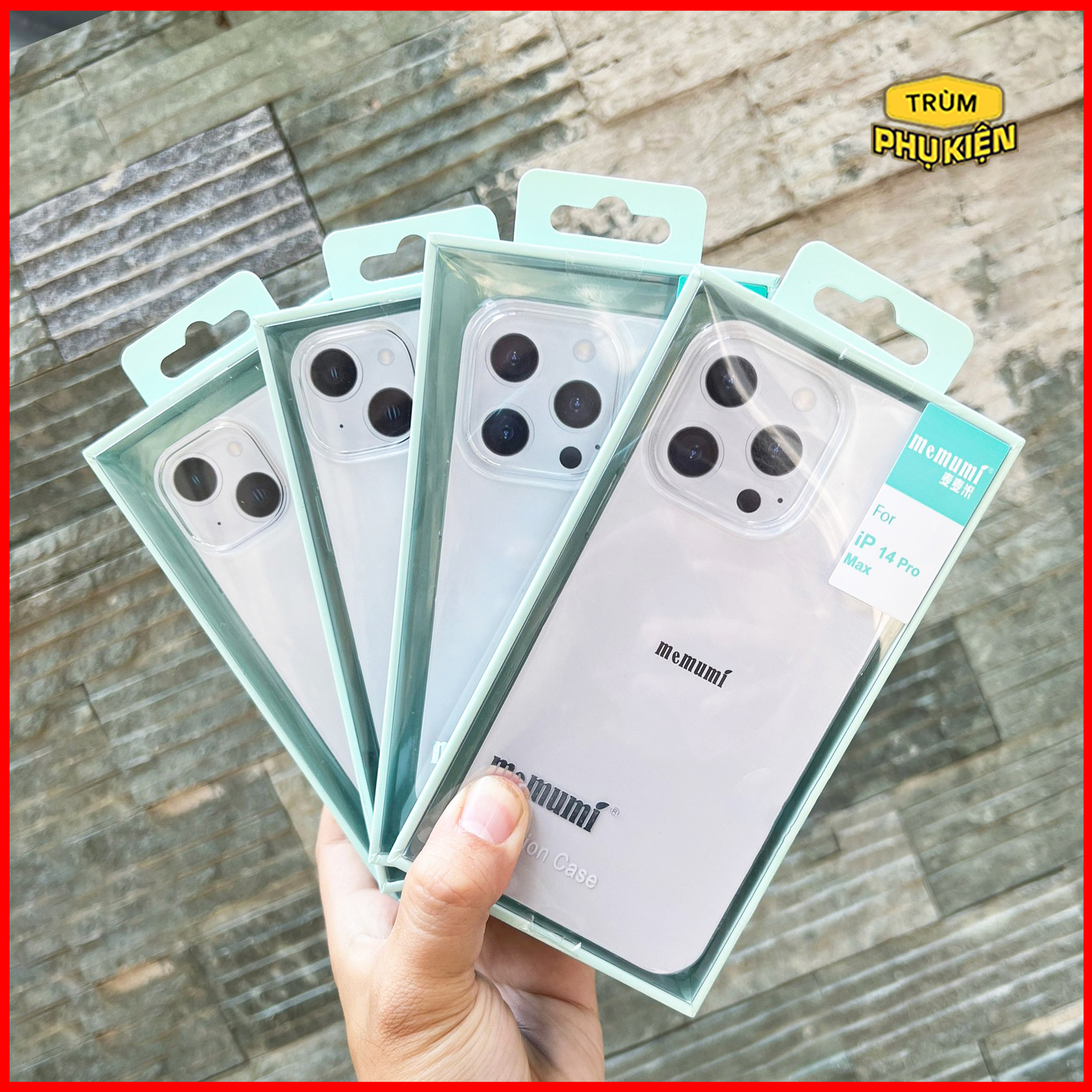 Ốp lưng memumi siêu mỏng trong suốt chống ố hoàn toàn cho iphone 15 pro max 15 pro 14 pro max 13 pro max 13 12 pro max 11 pro max