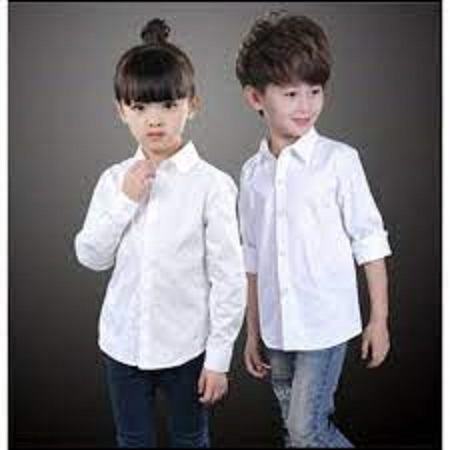 ÁO SƠ MI BÉ TRAI, ÁO SƠ MI HỌC SINH , TAY DÀI CHO BÉ TỪ 20-45 KG