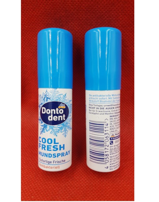 Xịt thơm miệng Dontodent 15ml Đức