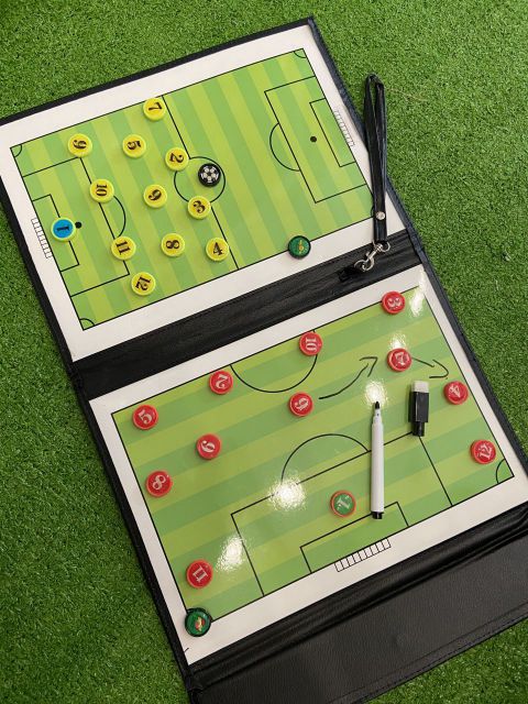 Bảng sơ đồ chiến thuật bóng đá CIMA gập dành cho huấn luyện viên