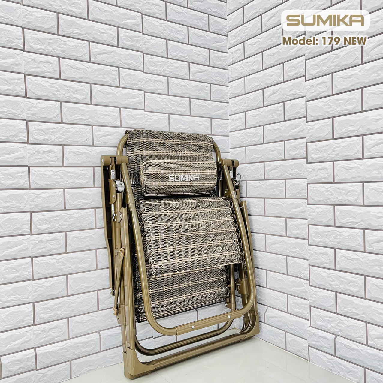 Ghế xếp thư giãn Sumika 179 NEW (tải trọng 300kg)