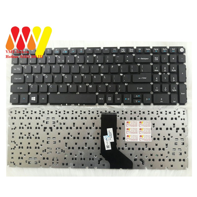 Bàn phím laptop acer aspire e5-573 e5-573g e5-573t e5-573tg e5-575 e5-575g e5-576 e5-576g