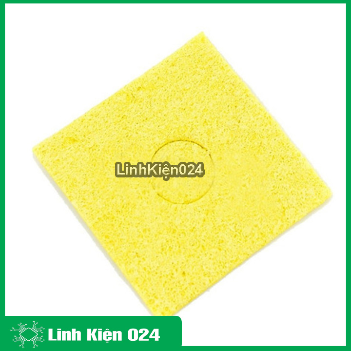 Bọt biển chùi mỏ hàn 6x6 cm (loại xịn ) vệ sinh sạch đầu mũi hàn