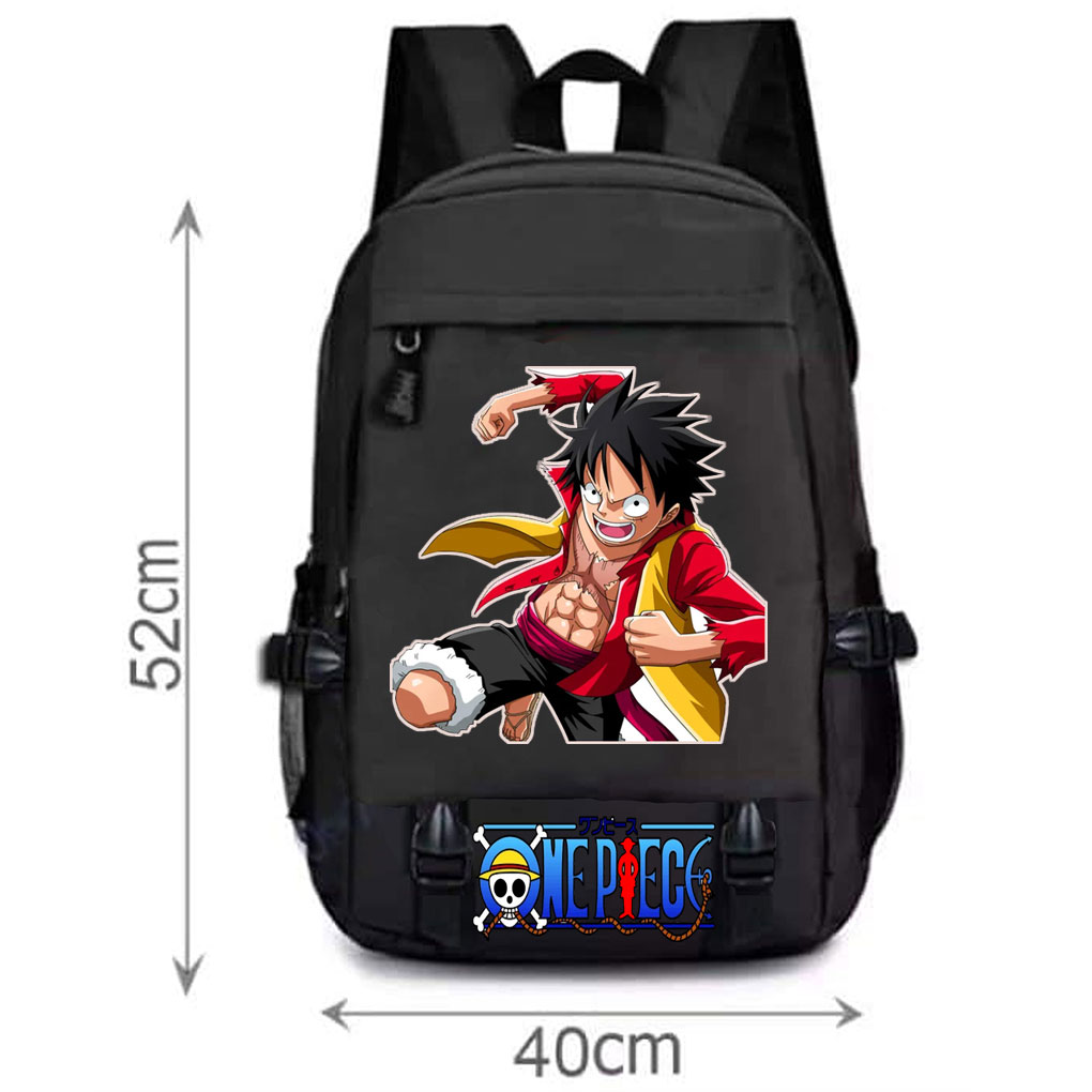 Balo Luffy , cặp one piece giá rẻ - balo one piece , ace râu trắng