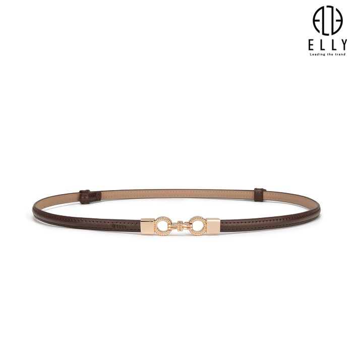 Dây thắt lưng nữ cao cấp da thật elly – ed71