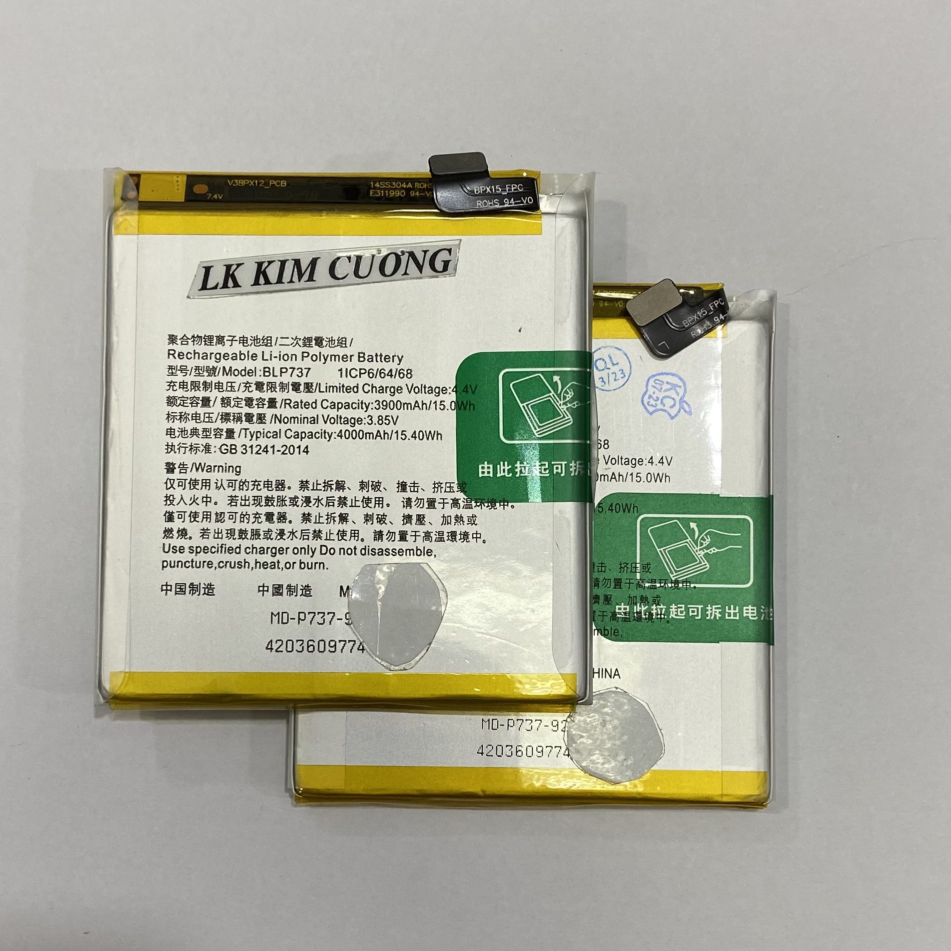 Pin thay thế oppo blp737 / reno 2f