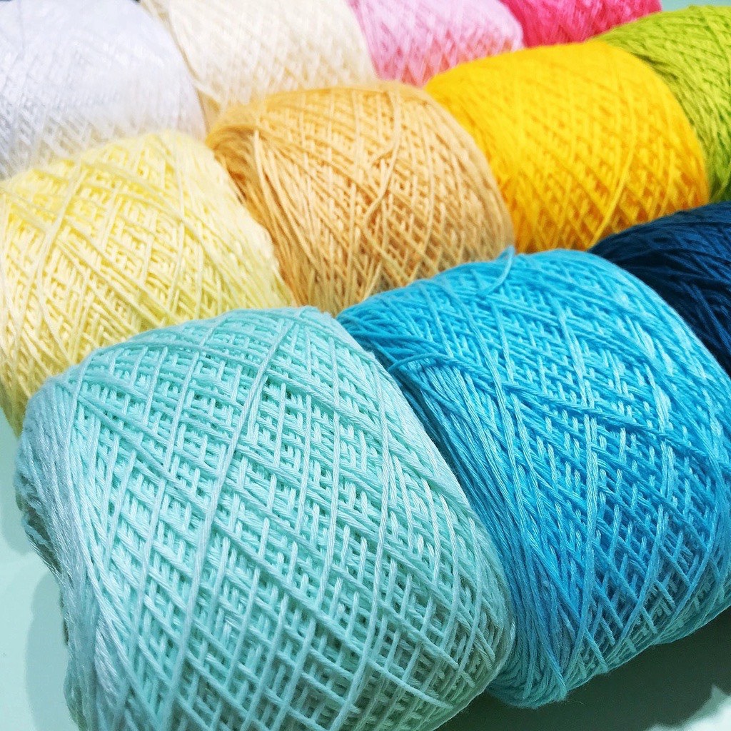 Sợi Cotton Việt Nam Cuộn 100gr (Mã 51-98)