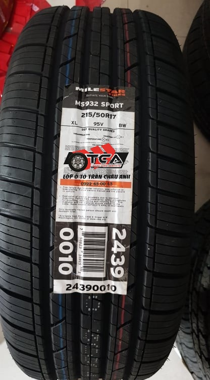 Lốp MILESTAR 215/50R17