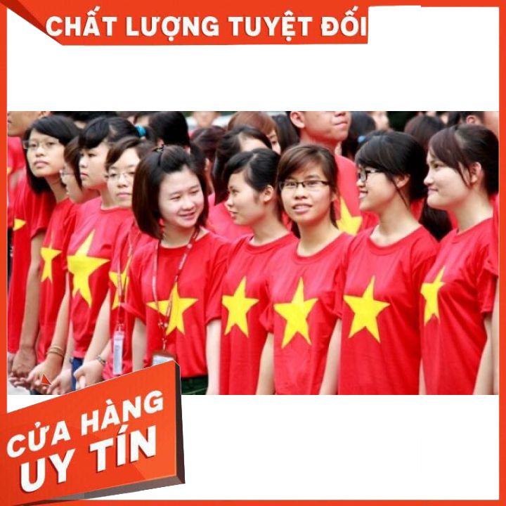 ÁO CỜ ĐỎ SAO VÀNG NGƯỜI LỚN