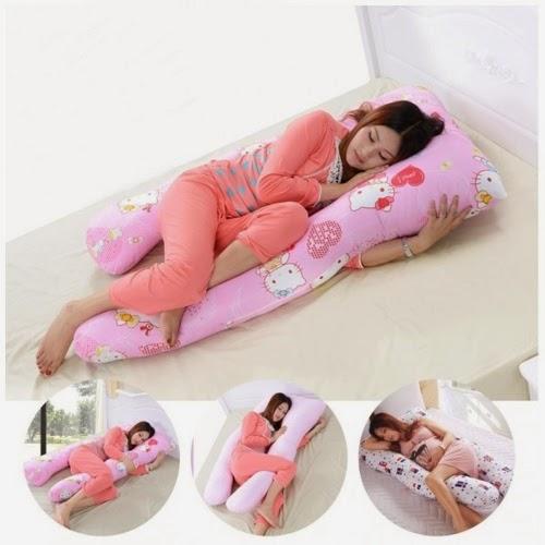 Gối ôm bà bầu 2 trong 1 chống chuột rút, tê mỏi tay chân đồng thời làm gối chặn cho em bé sau sinh, Goi om ba bau 2 trong 1 chong chuot rut, te moi tay chan dong thoi lam goi chan cho em be sau sinh