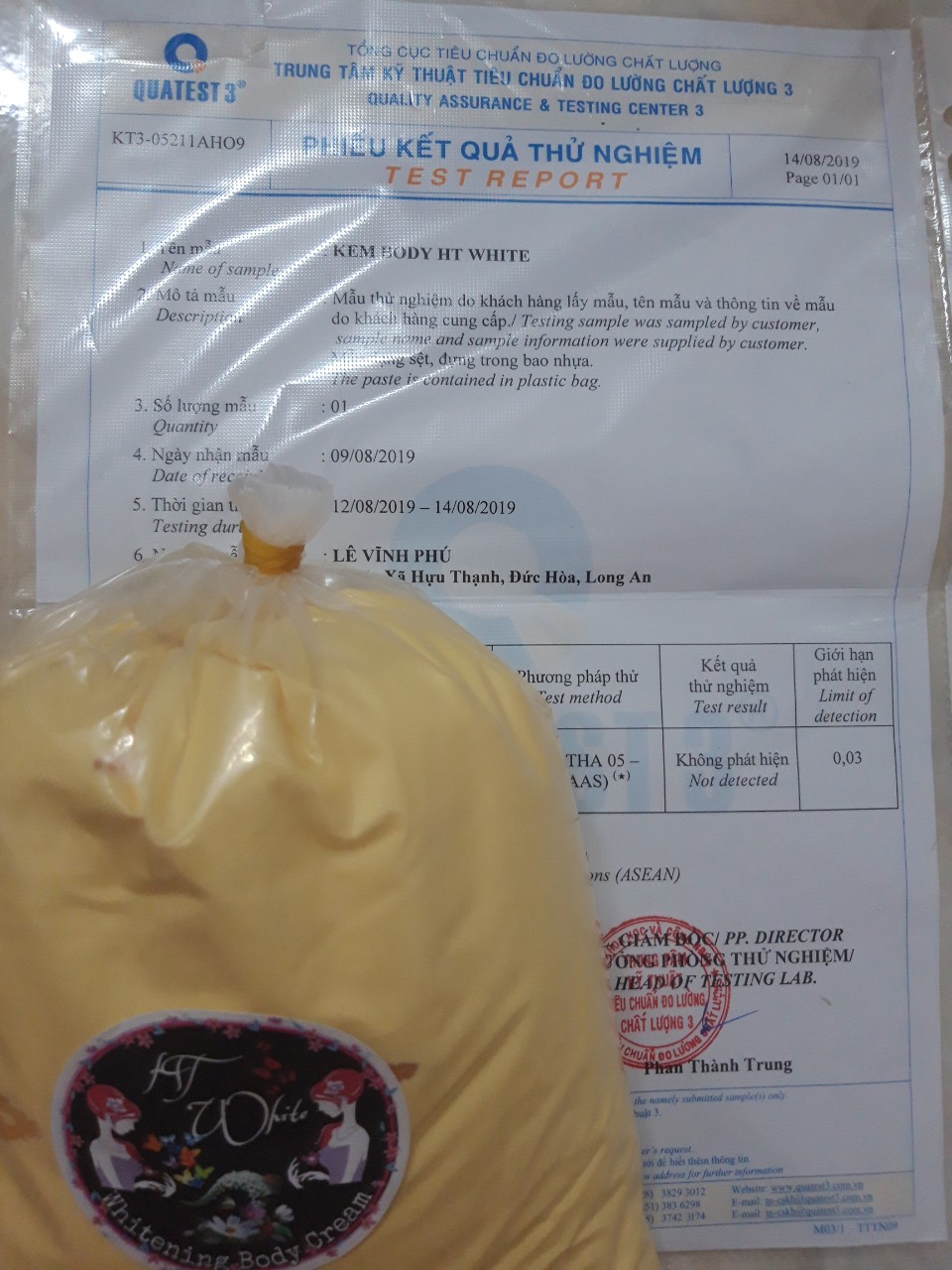 250gr Kem Body Trắng Da Cấp Tốc