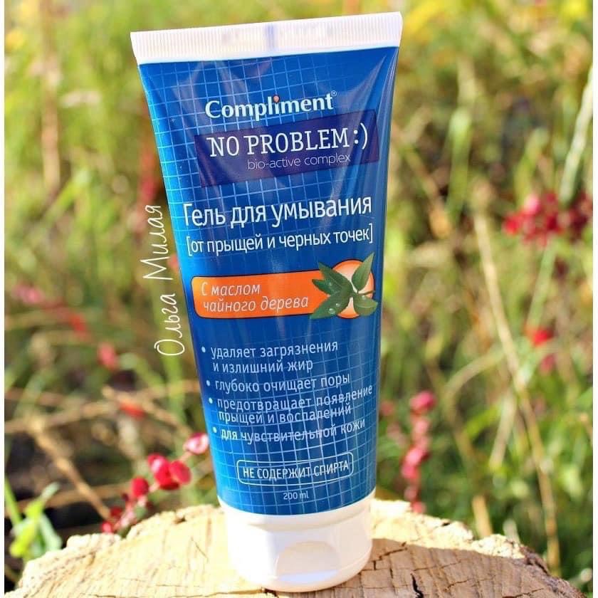 Gel sữa rửa mặt Compliment No Problem giảm mụn