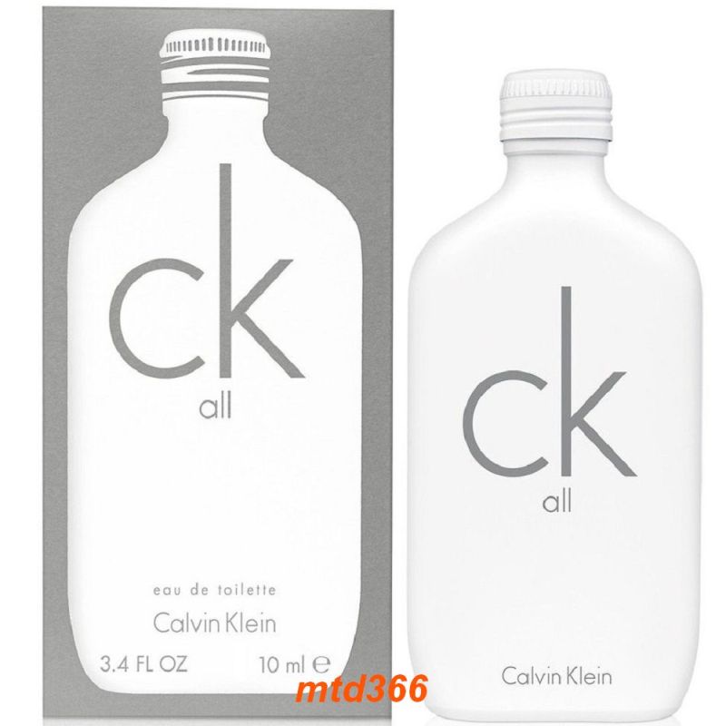 Nước Hoa Unisex (nam, nữ) Calvin Klein CK All 10ml chính hãng