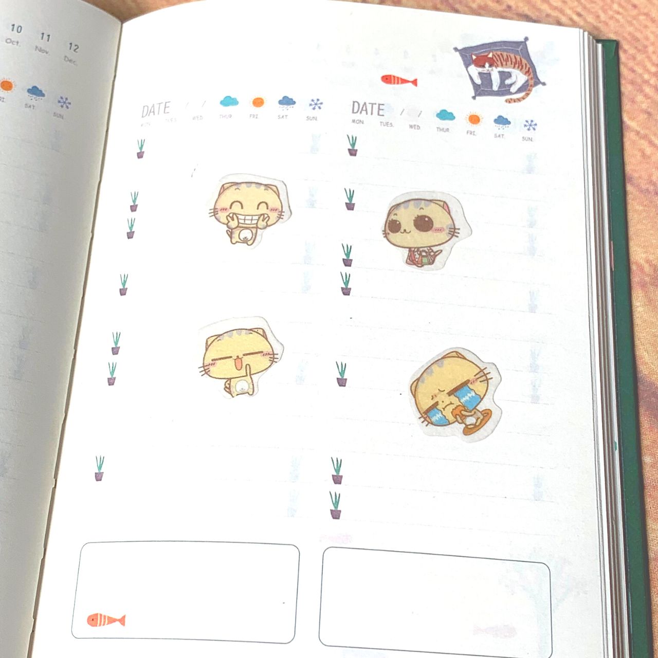 [HCM]Bộ 32 Sticker Hình Dán Mini Mèo Dễ Thương