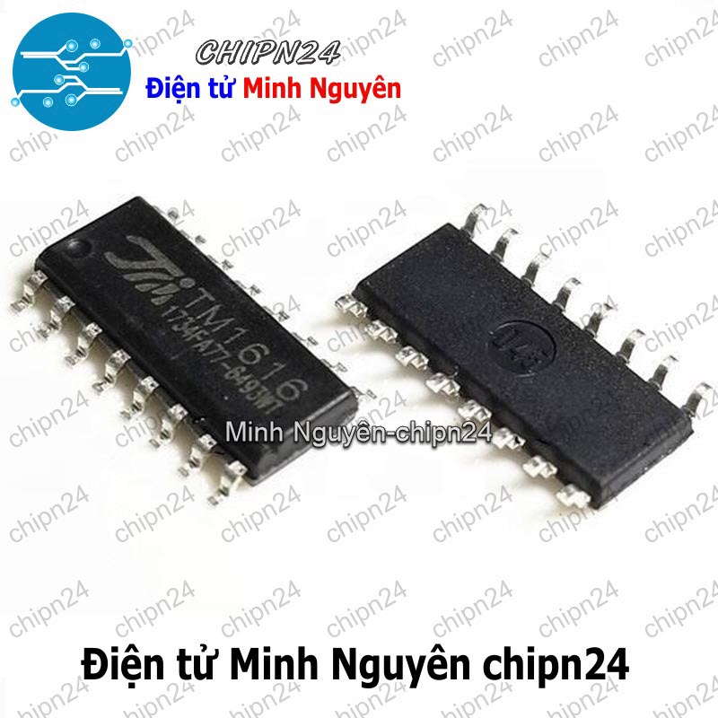 [1 con] (ST) IC Dán TM1616 SOP-16 Hàng Tốt (SMD) (1616) - HH004896