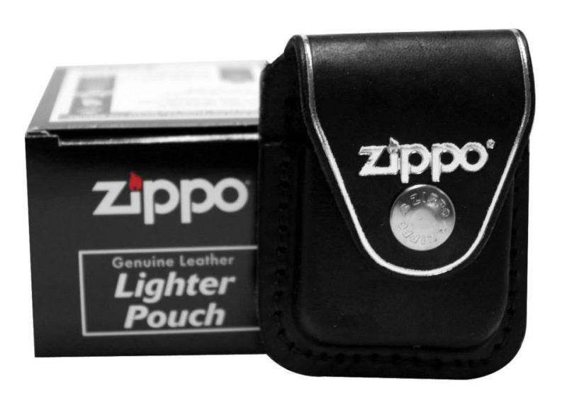 BAO DA ZIPPO CHUYÊN DỤNG MÀU ĐEN