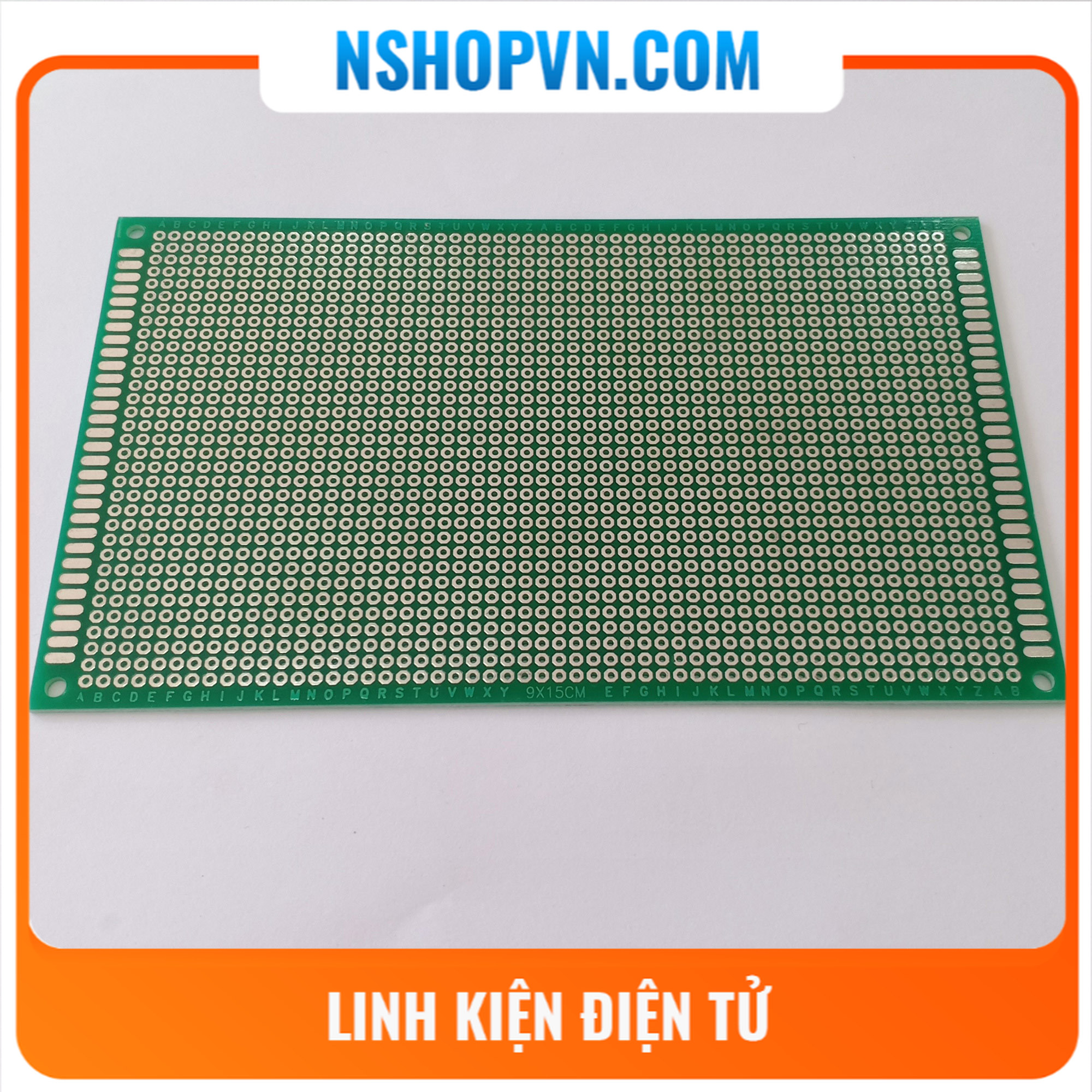 Test board hàn, Bản mạch hàn 2 mặt 9x15cm sợi thủy tinh