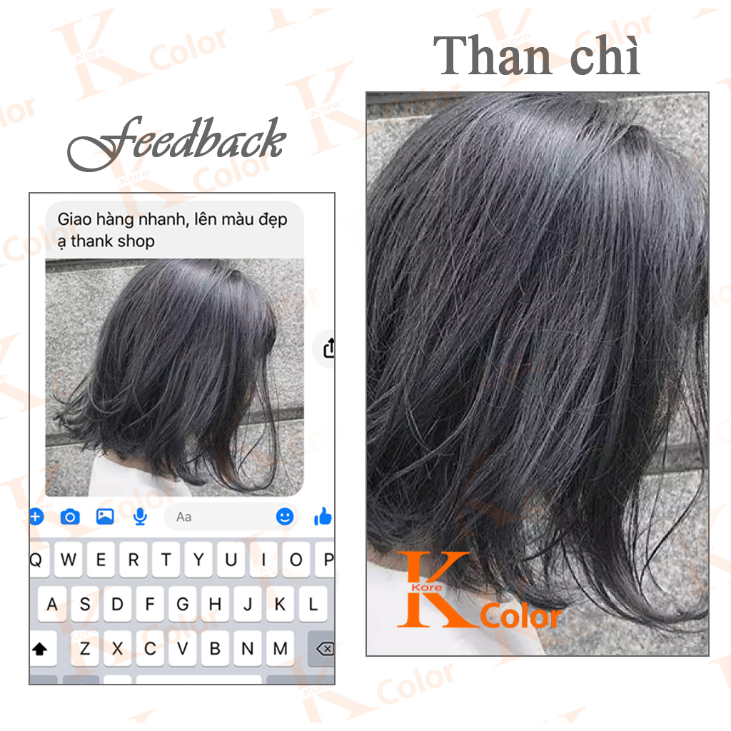 Thuốc nhuộm tóc Than Chì kcolor