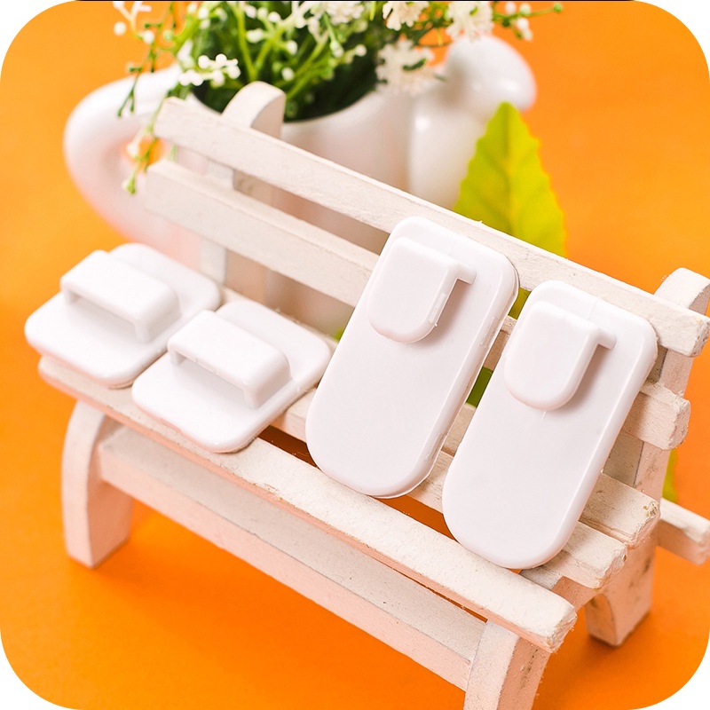 Móc Dán Tường Treo Điều Khiển Móc Gài Treo Đồ Đa Năng Nhựa ABS