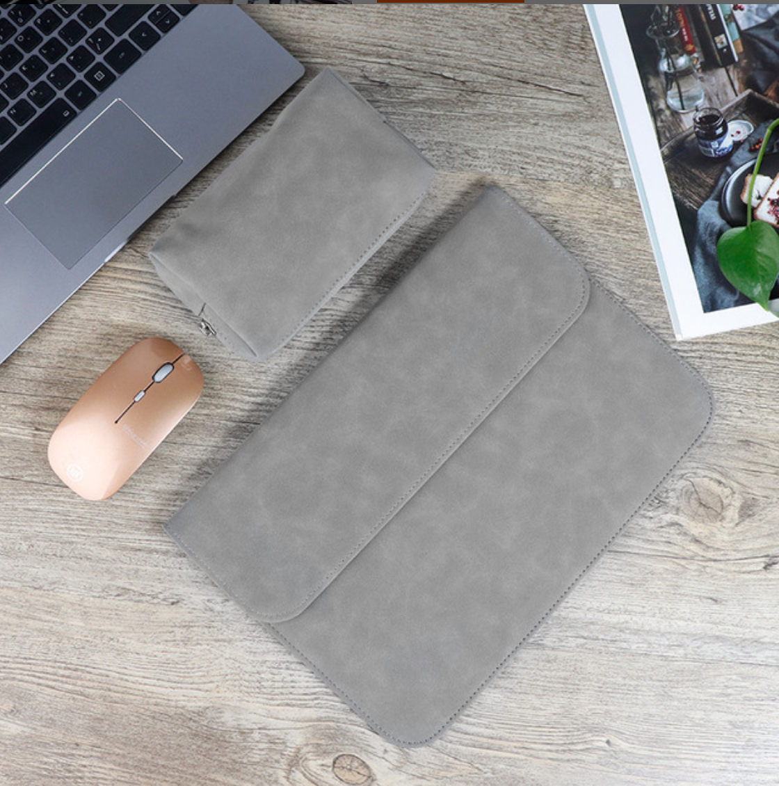Bao da, túi da cặp da chống sốc cho Macbook, Laptop surface