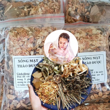 Xông mặt Thảo dược, Giúp da mặt căng bóng mịn màng