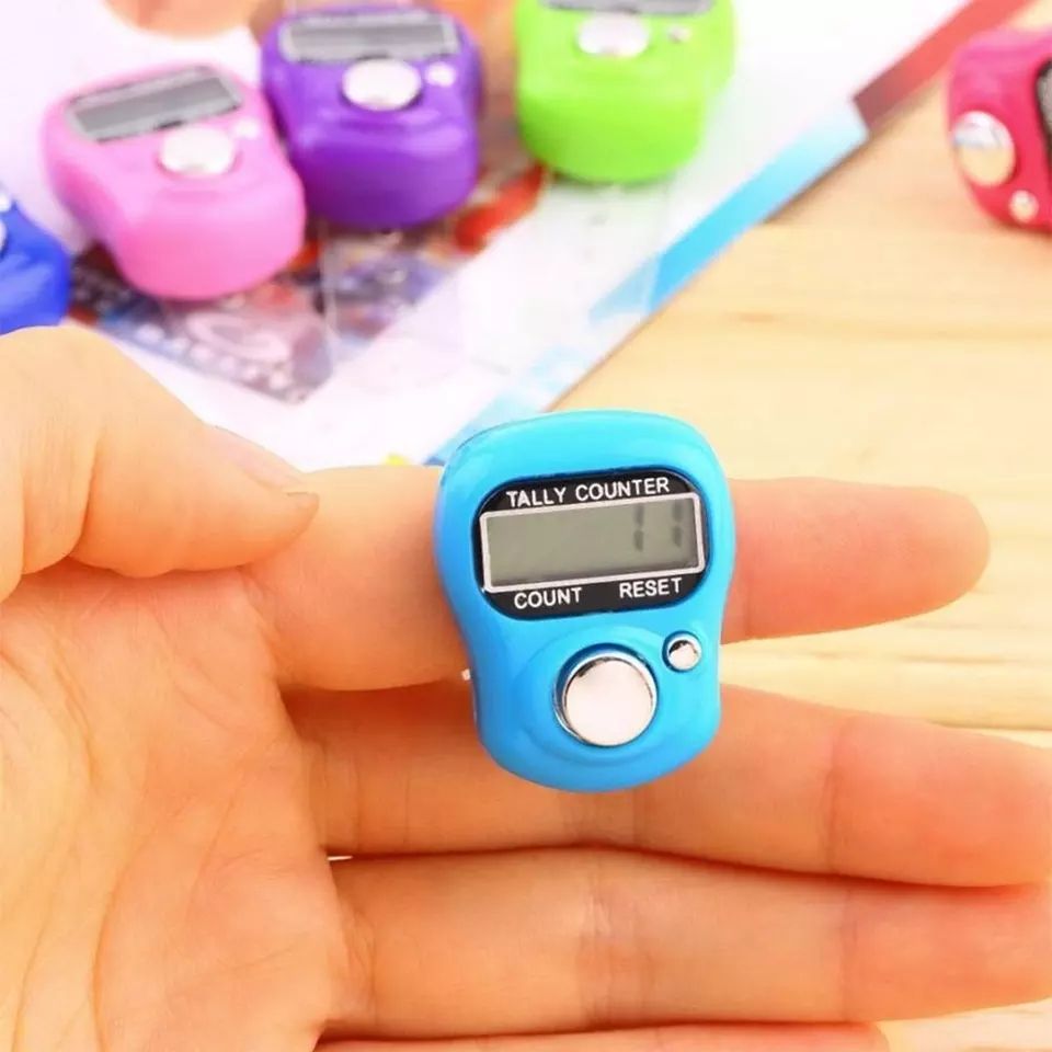 Máy bấm số điện tử cầm tay (máy đếm số niệm phật)