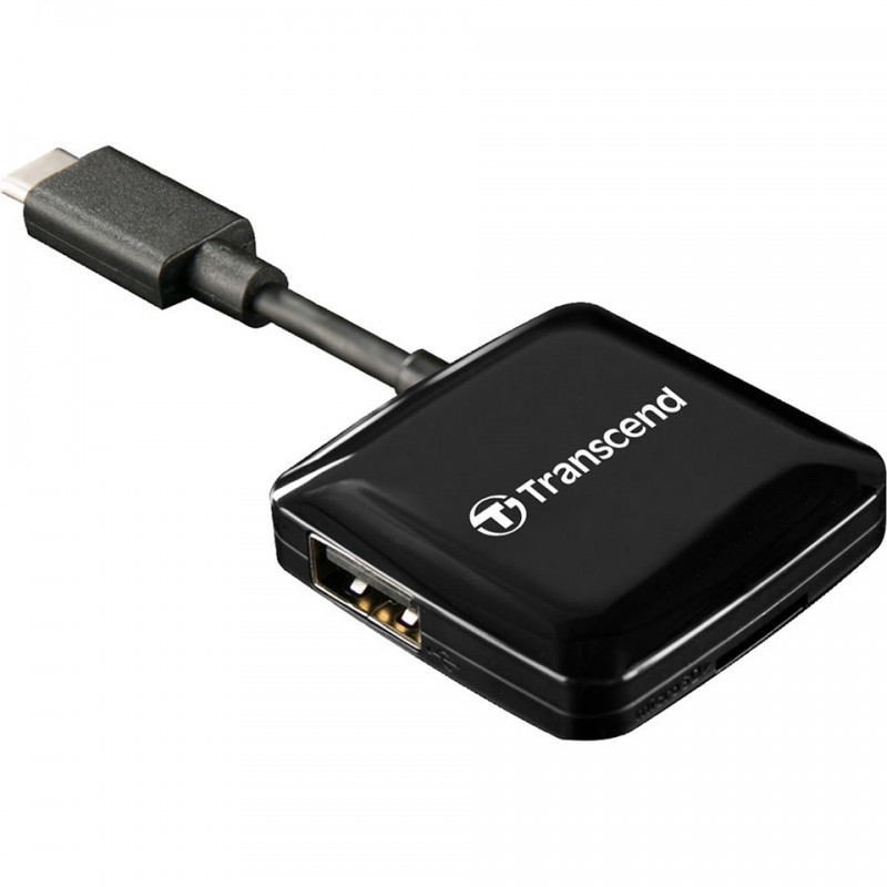 Đầu đọc thẻ nhớ Type C Transcend TS-RDC3 hỗ trợ thẻ MicroSD / SD