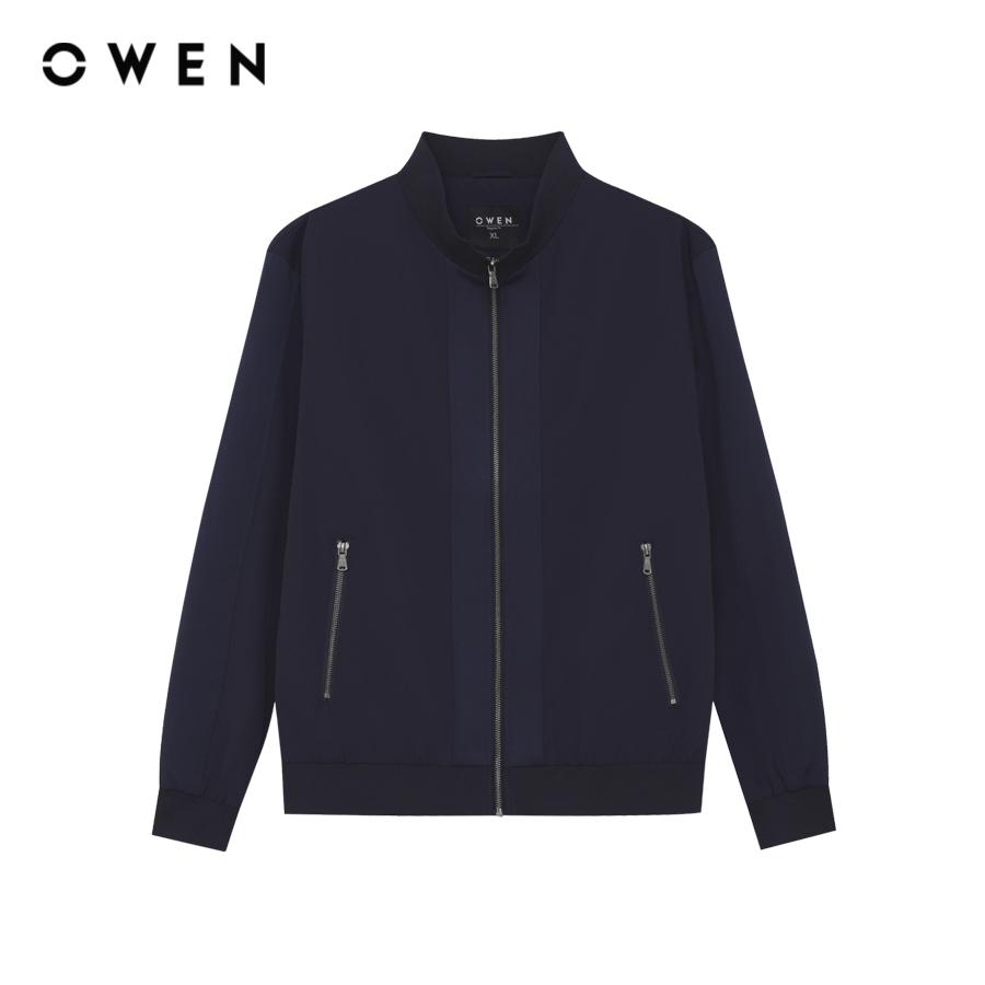 OWEN - Jacket Regular Fit JK221293 màu Đen chất liệu Polyester