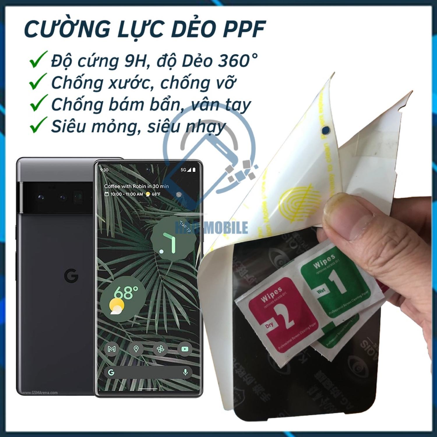 Miếng dán dẻo ppf google pixel 6 pro