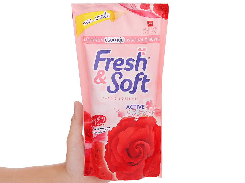 Combo 4 Túi Nước Xả Vải Fresh Soft (600ml /túi) Thái lan- Đủ Màu