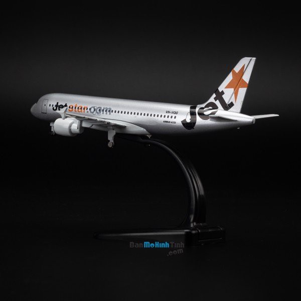 [HCM]Mô hình máy bay Jetstar Airways Airbus A320 20cm Everfly