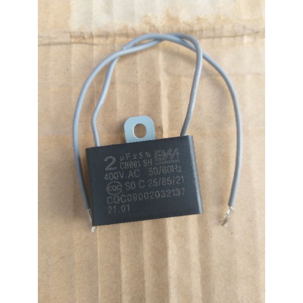 Tụ quạt 2uf bm, combo 5 tụ quạt 2mf - 400v , tụ vuông xịn bm, hàng chất lượng cao cấp