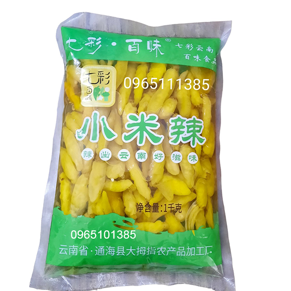 Ớt xanh ngâm 1kg Tứ Xuyên