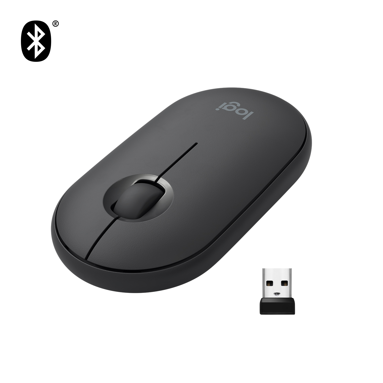 [QUÀ TẶNG KHÔNG BÁN] Chuột không dây Logitech M350 Pebble Mouse